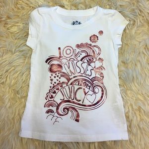 Girls Juicy Couture Tee Shirt Size 3T