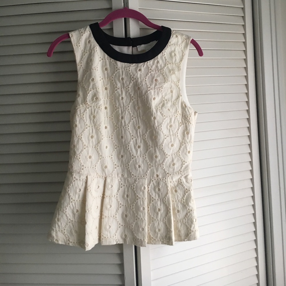 Peplum sleeveless dress top. Brand new