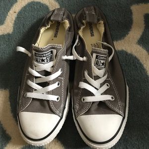 Grey slip on Converse