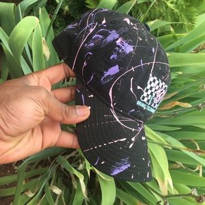 MTV Purple and Pink Paint Splatter Strapback