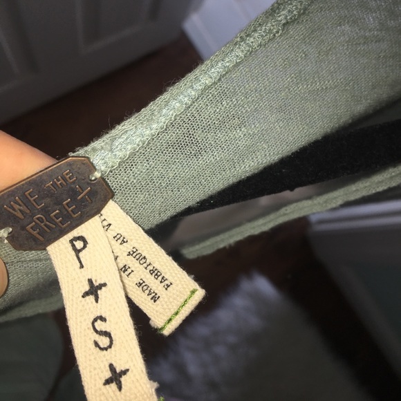 Free people blue ombré slouchy sweater size small - Picture 3 of 3