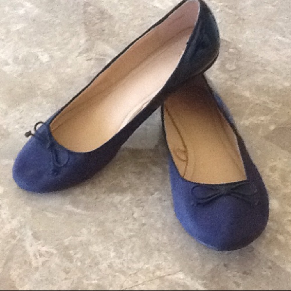 New York and Company two tone Navy & Black  flats