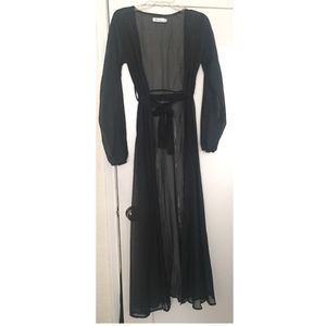 Never worn sheer robe/cover up