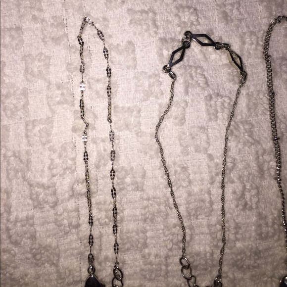 NWOT BUNDLE 4 silver bracelets/anklets!! - Picture 2 of 7