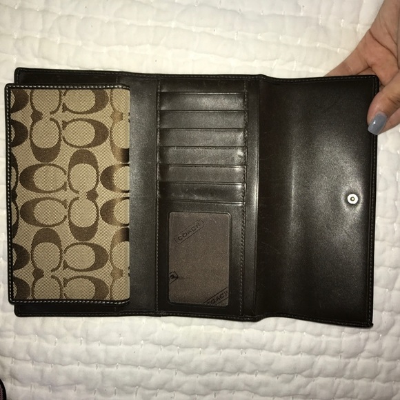 Coach trifold large wallet - Picture 5 of 8