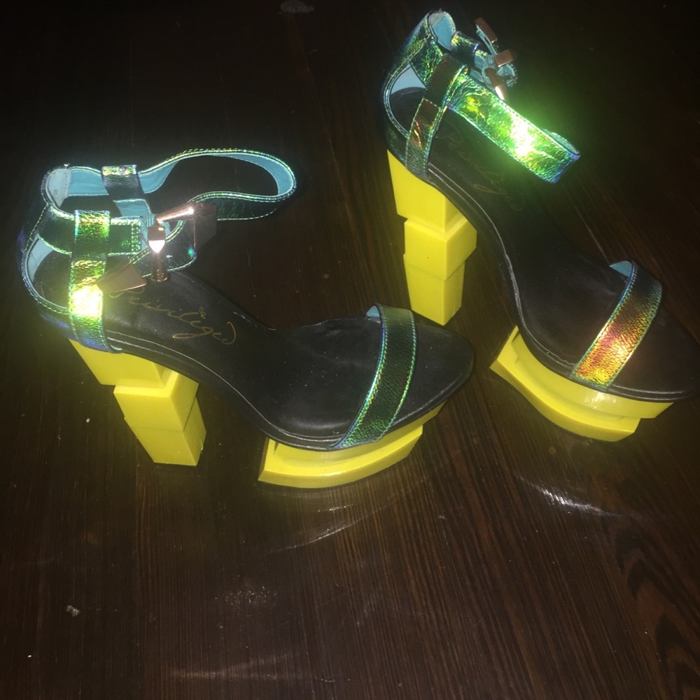 Women Metallic Heels