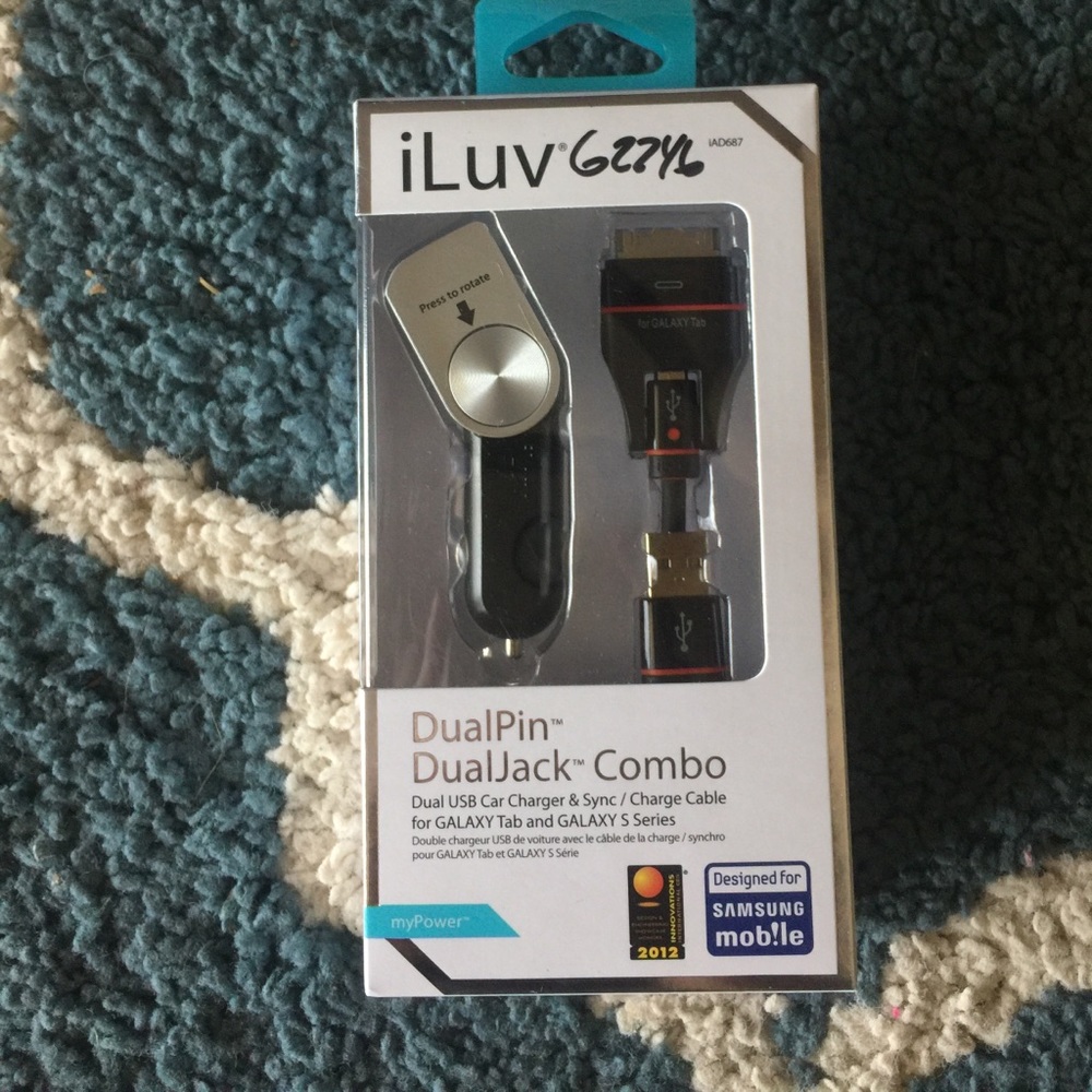 iLuv dualpin dual jack combo