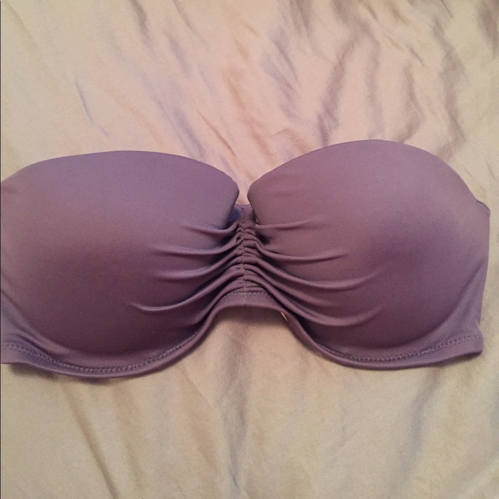 Victoria's Secret Swim Bandeau Purple 32DD