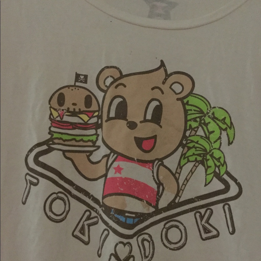 TOKIDOKI Burger Joint 3/4 length sleeves size M 🌸