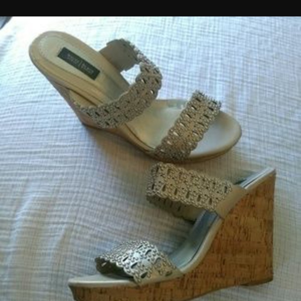 WHBM Taupe Wedge
