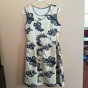 Anthropologie Floral Woven Dress