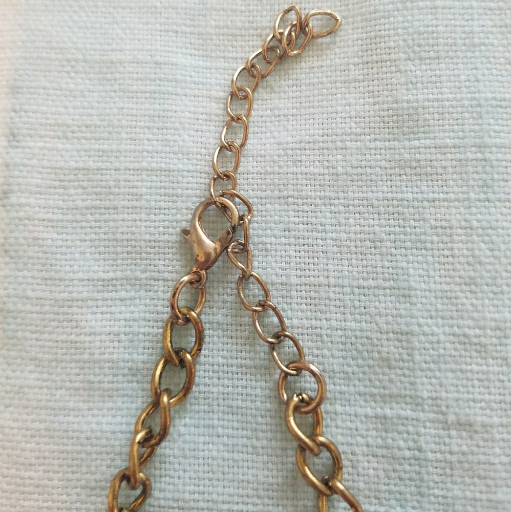 NWOT Rhinestone Statement Necklace - Picture 3 of 3