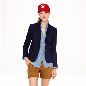 J.crew schoolboy blazer in navy wool