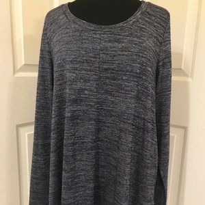 NWT. Jones NY denim color top. Size XL