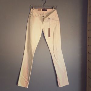 Levi's 524 White Jeans