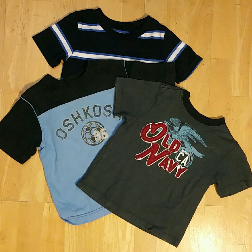 3 Boy's  Short Sleeve Shirts