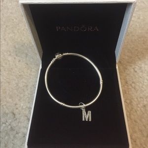 Pandora "M" bracelet