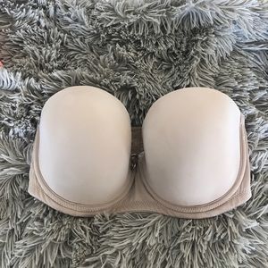 Nude strapless bra 32F