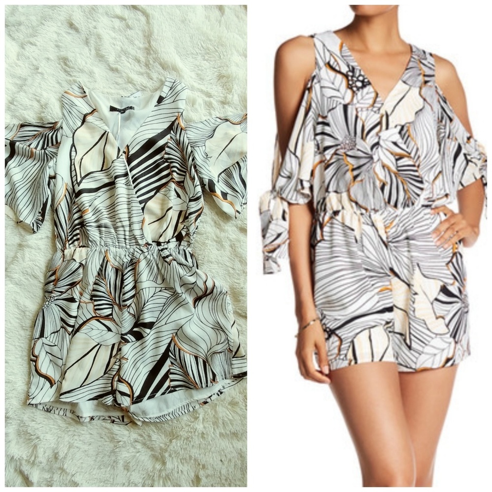 Women's Cold-Shoulder Romper