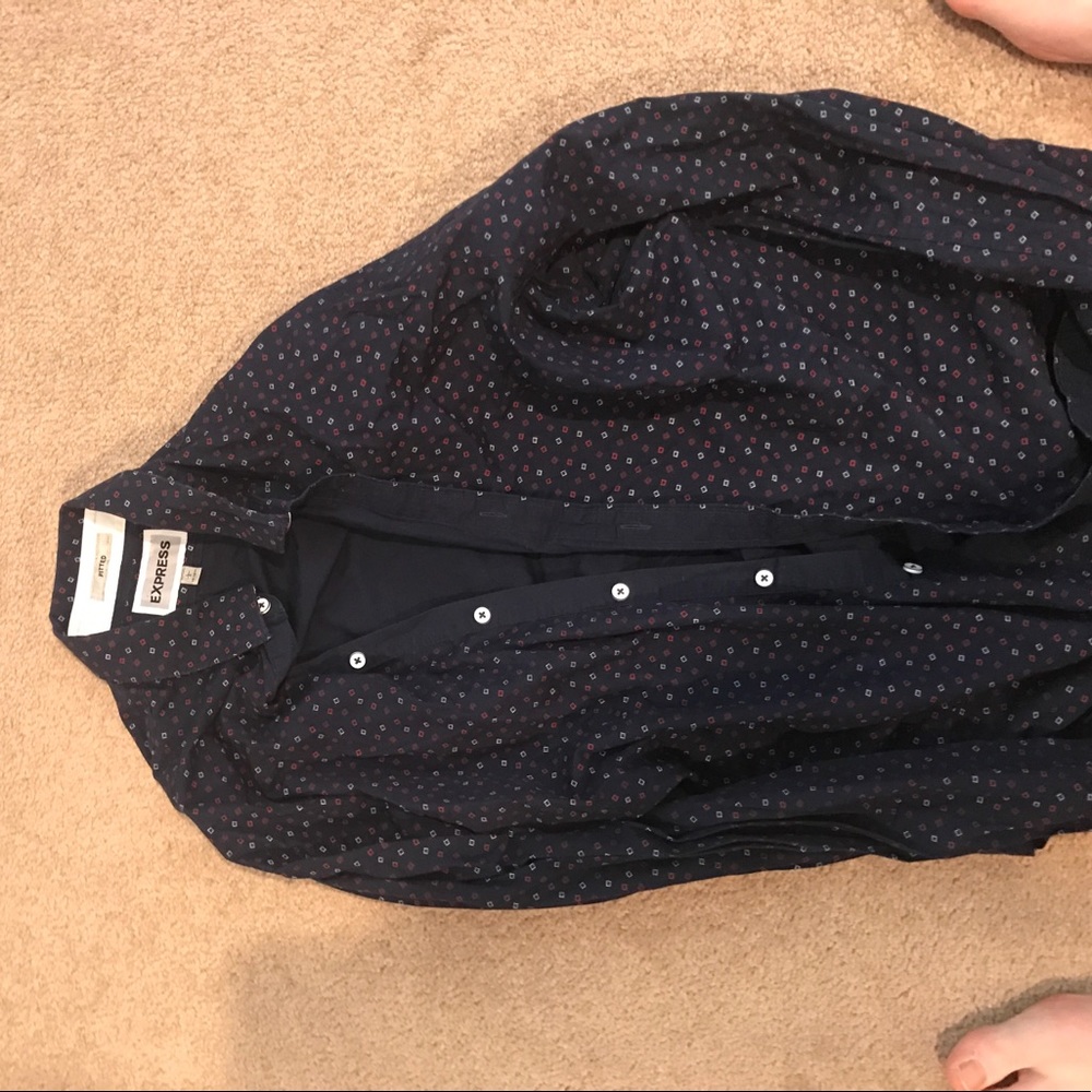 Fitted Men's L Express Long Sleeve Shirt