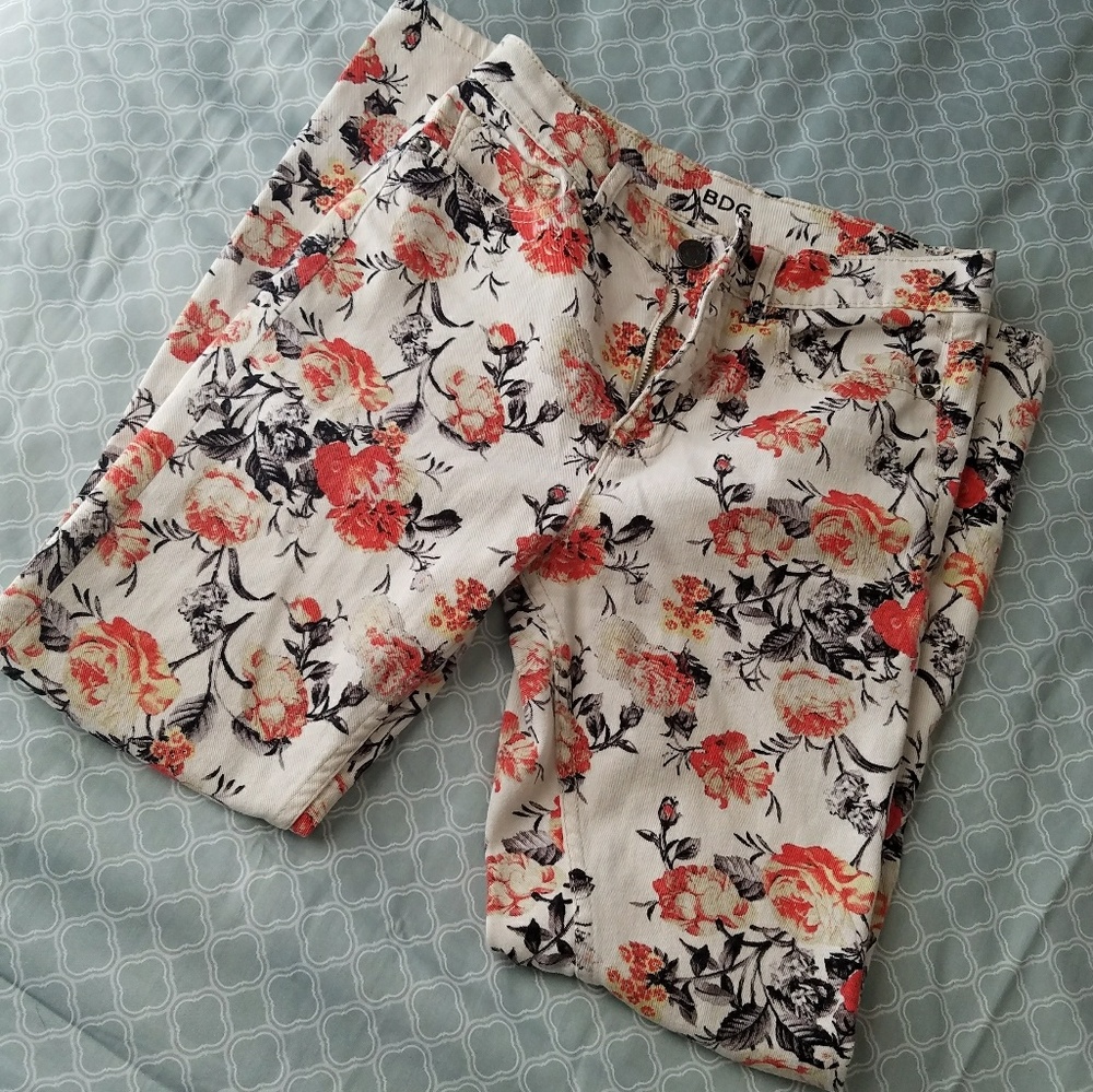 BDG brand floral jeans