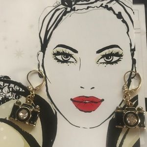 Camera Earrings