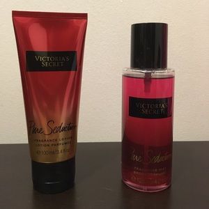 Victoria's Secret lotion and body spray set