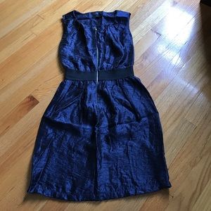 Navy blue cocktail dress