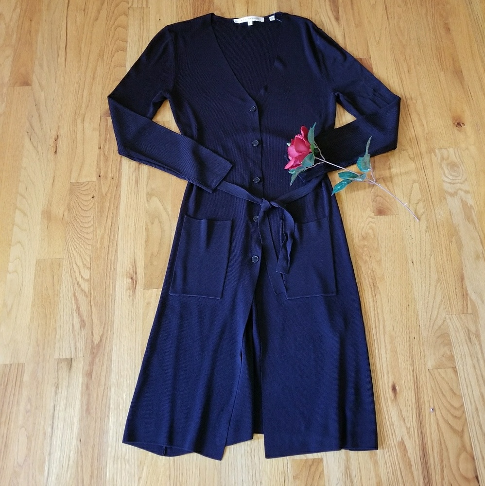 Black Sweater Duster