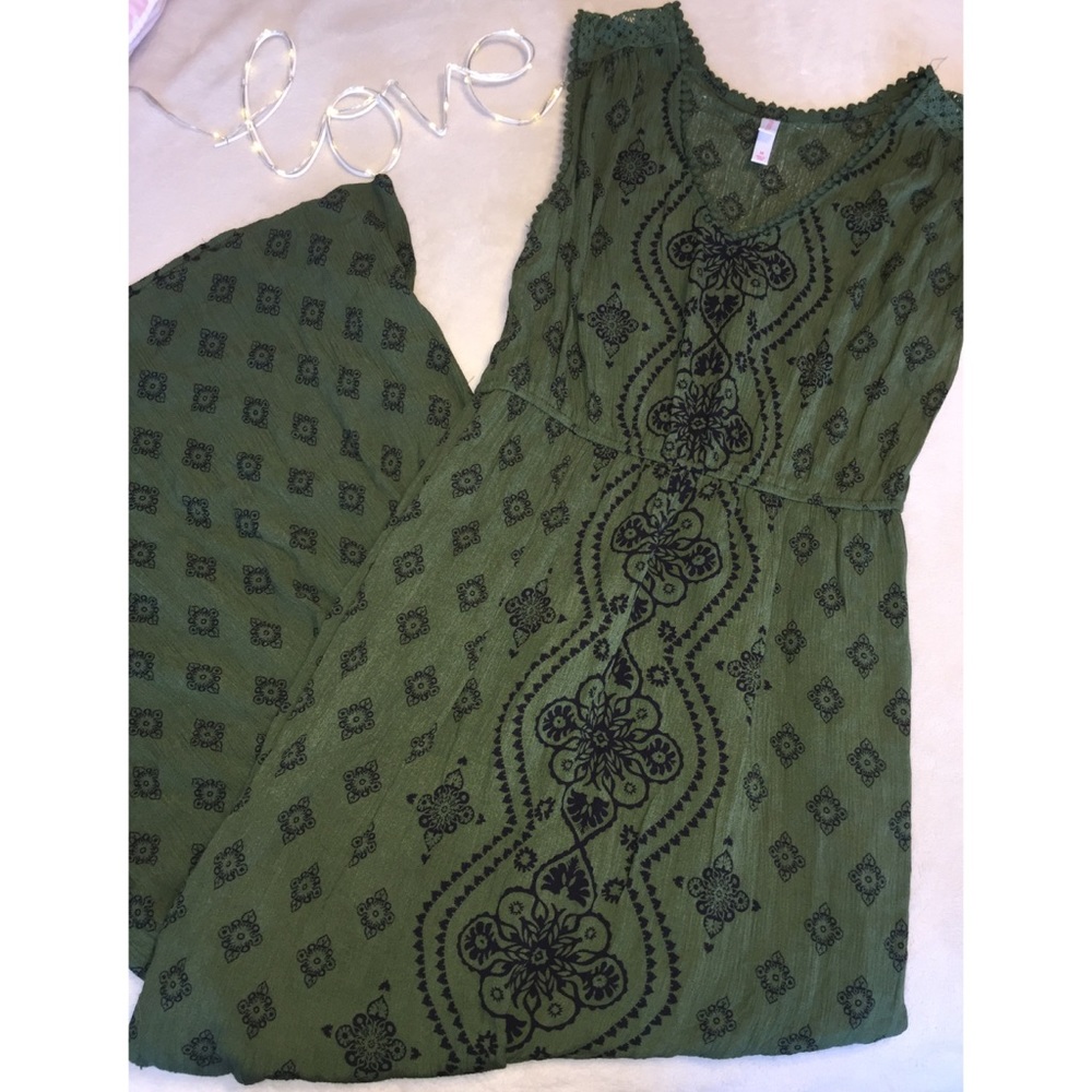 Green Maxi Dress 🍃💚