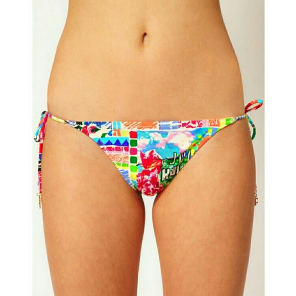 Juicy Couture Destination Hollywood String Bottoms - Picture 1 of 8