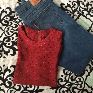 Madewell Silk Top