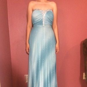 Blue under the sea dress