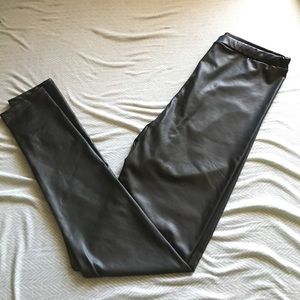 MOVING SALE! Black "Pleather" Leggings Nordstrom