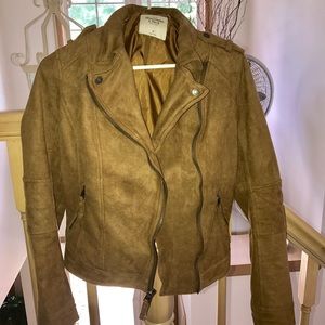 Suede/Leather Jacket Abercrombie & Fitch