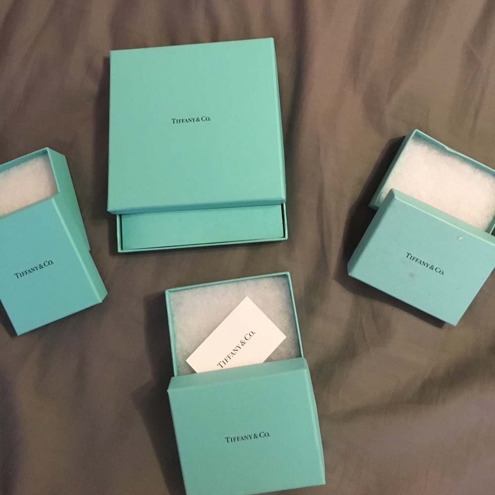 Tiffany and Co boxes