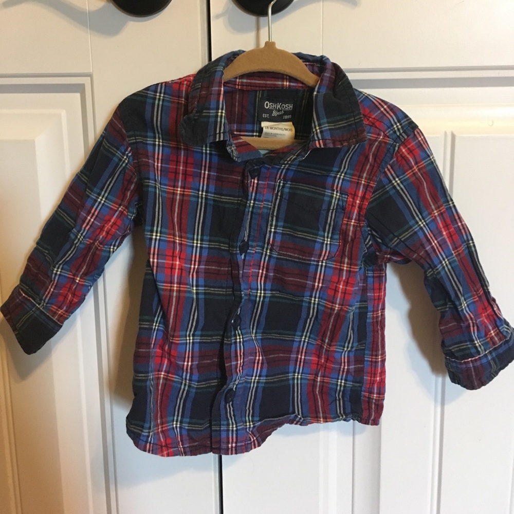 18M OshKosh Button Down