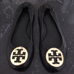 Tory Burch black flats size 9