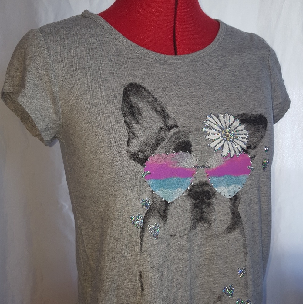 Girl's Cap-sleeve, T-shirt size 14