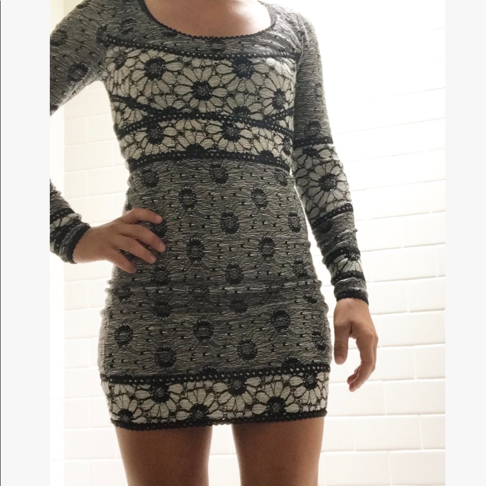 Free People long sleeve mini dress, size XS