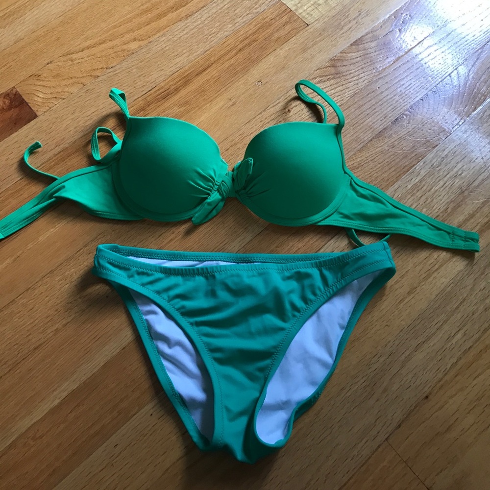 Green bikini