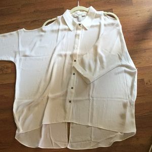 Forever 21 cold shoulder blouse