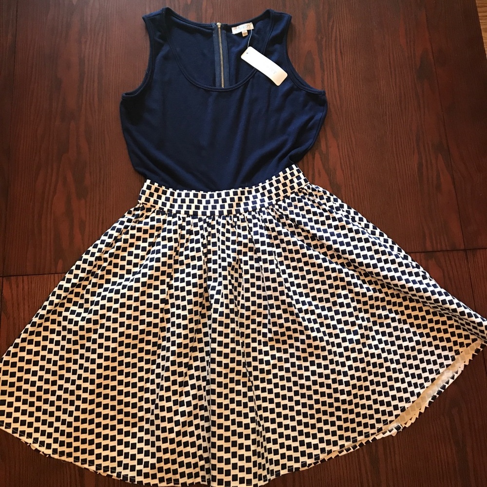NWT  Checkered Dress from Francesca's