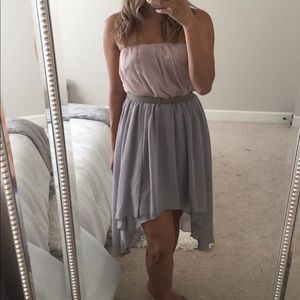 Charlotte Russe Two Toned Hi low hem dress small