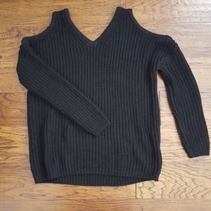 Cotton On knitted top- cold shoulder