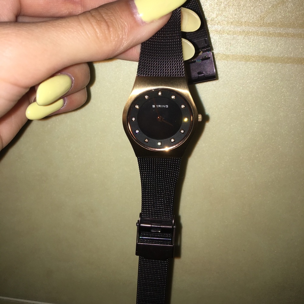 BLACK & GOLD BERING WATCH