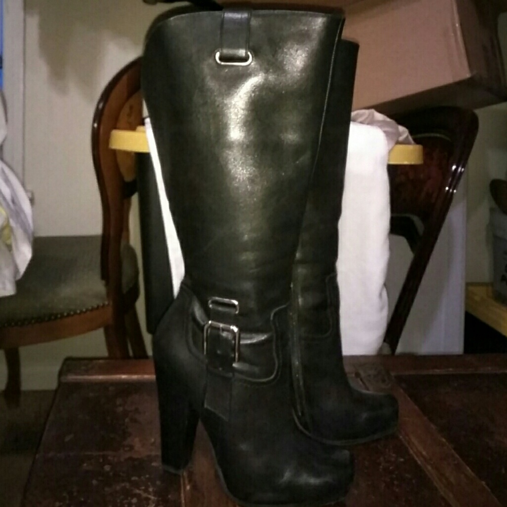 Jessica Simpson leather knee high boots