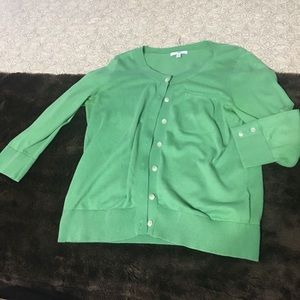 Gap Green Cardigan