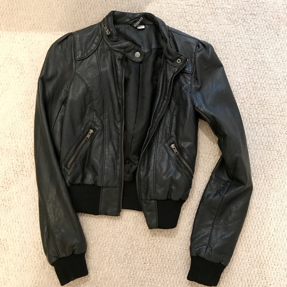 H&M leather jacket