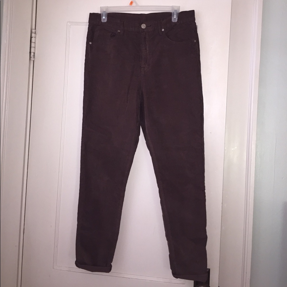 BDG twig corduroy pants in brown.